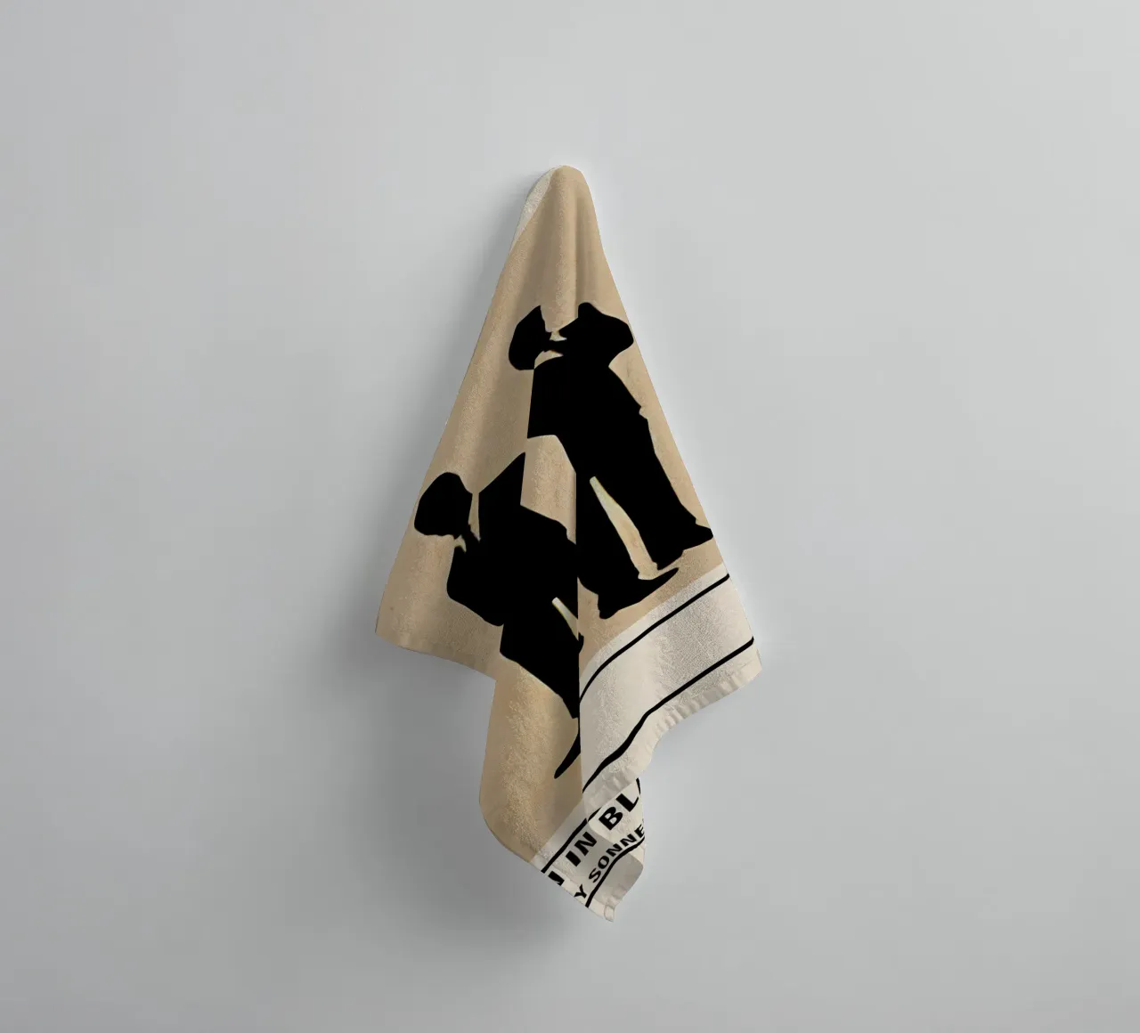 Men in Black asciugamano da bagno da TheArtstudio