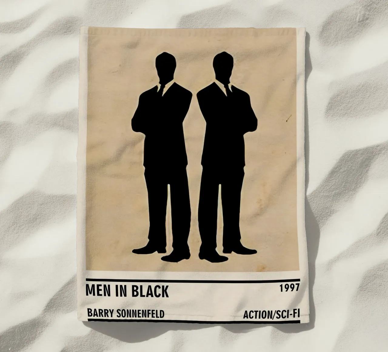Men in Black beach towel by TheArtstudio