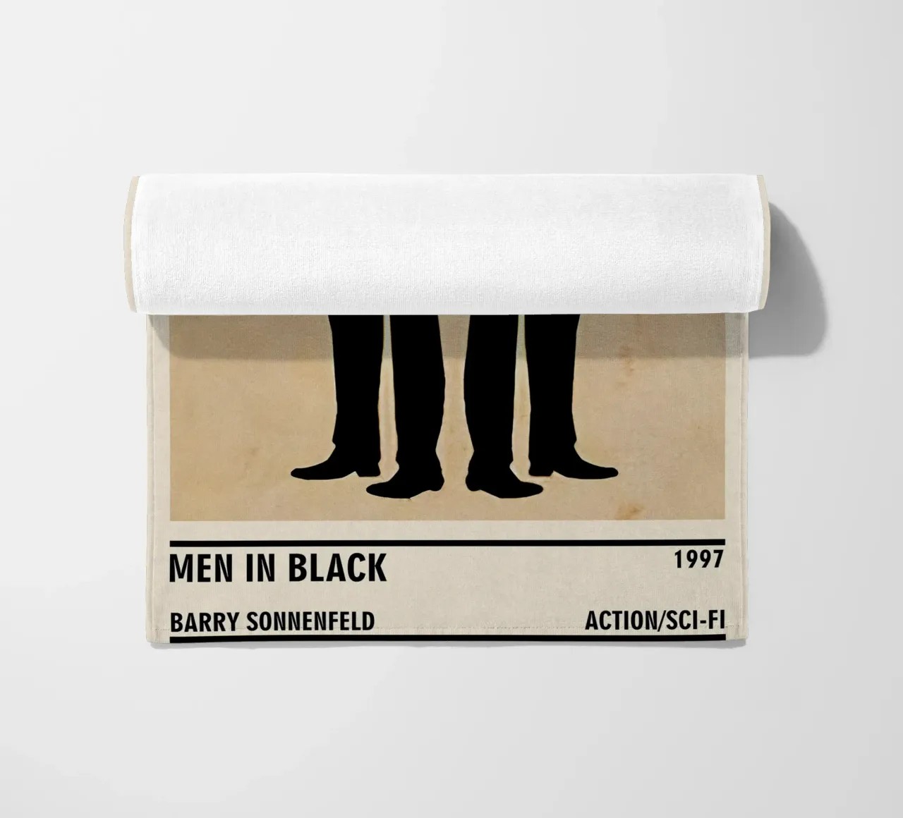 Men in Black beach towel by TheArtstudio
