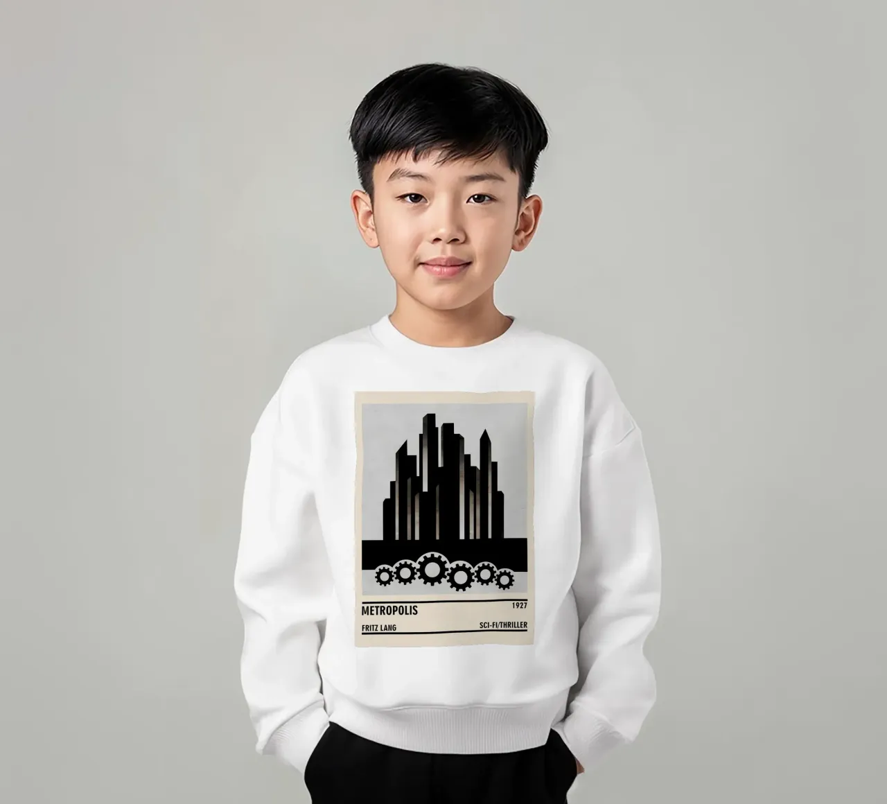 Metropolis felpa bambino da TheArtstudio