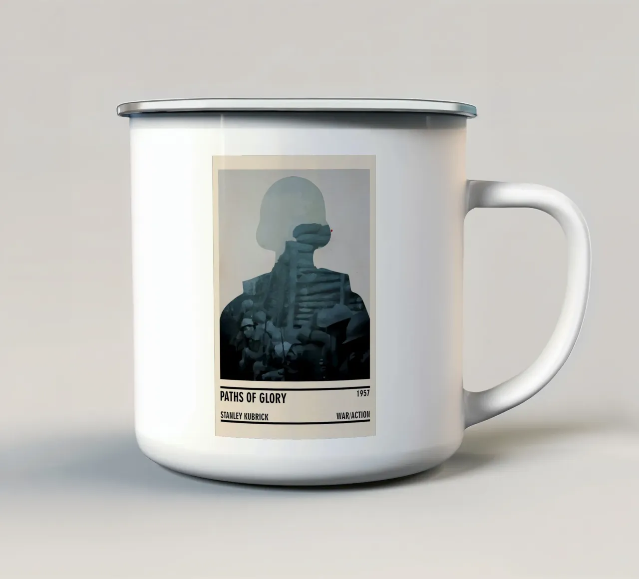 Minimalist Movie Poster 1 copy tazza in smalto da TheArtstudio