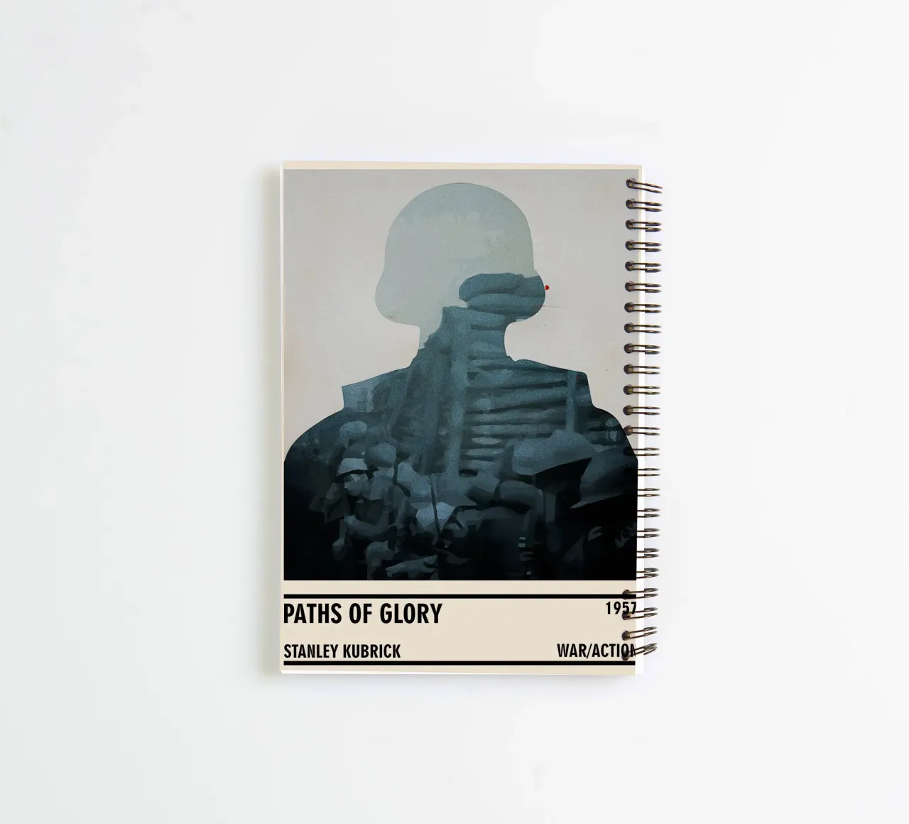 Minimalist Movie Poster 1 copy spiral notebook by TheArtstudio
