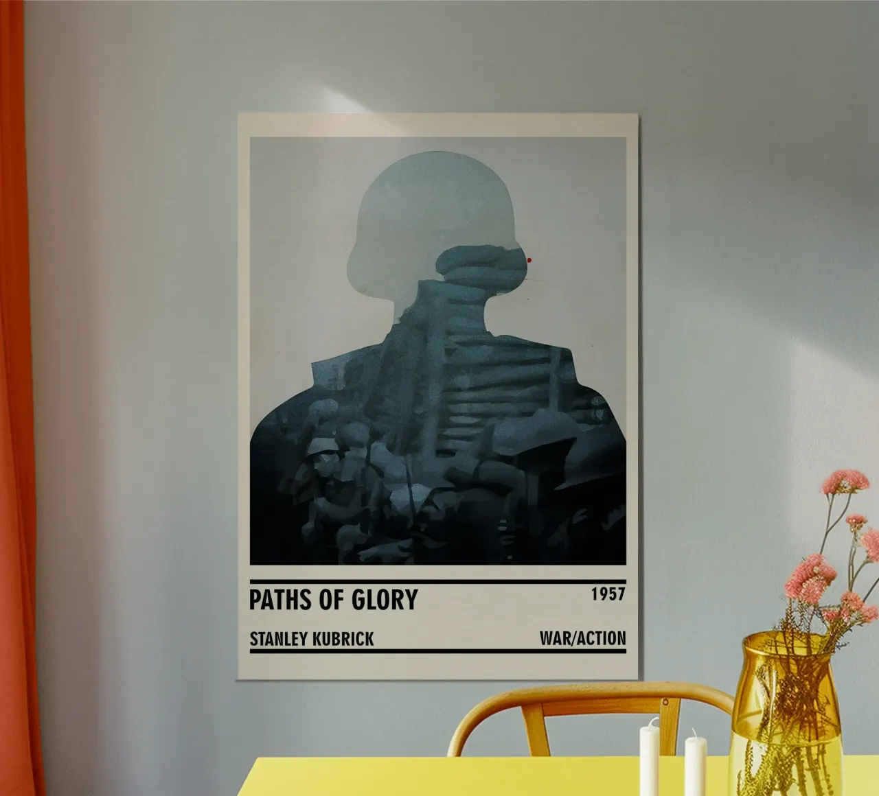 Minimalist Movie Poster 1 copy alu-dibond by TheArtstudio