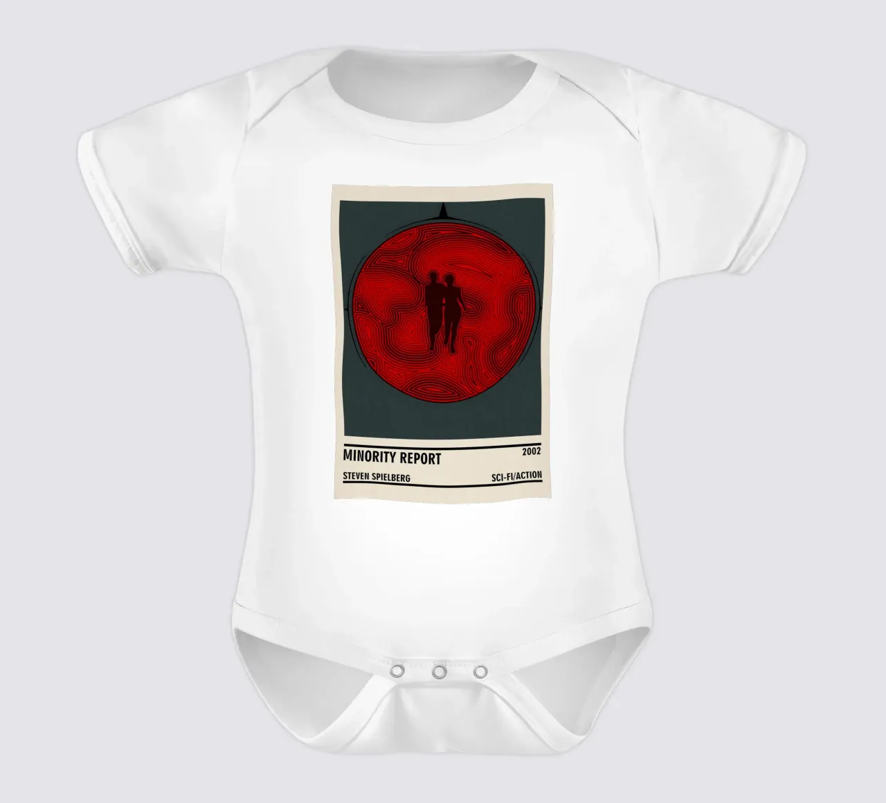 Minority Report body neonato maniche corte da TheArtstudio