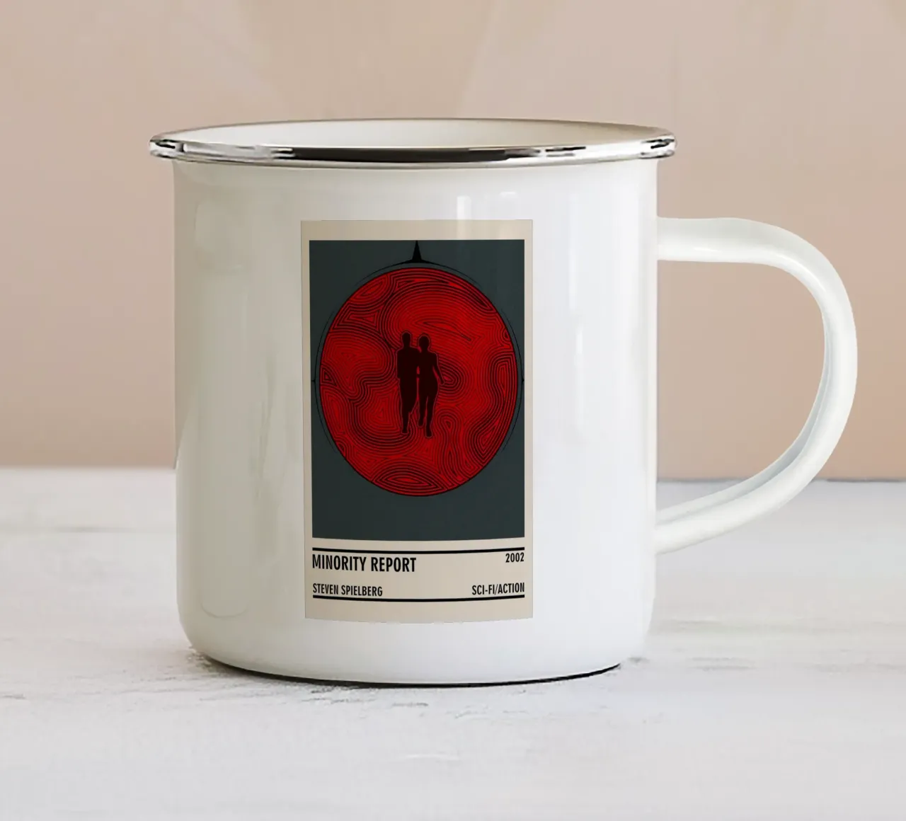 Minority Report tazza in smalto da TheArtstudio
