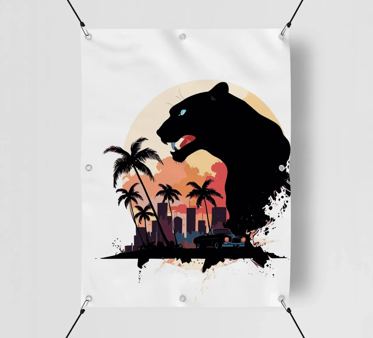 CIty panther telo in pvc da artdesign1985