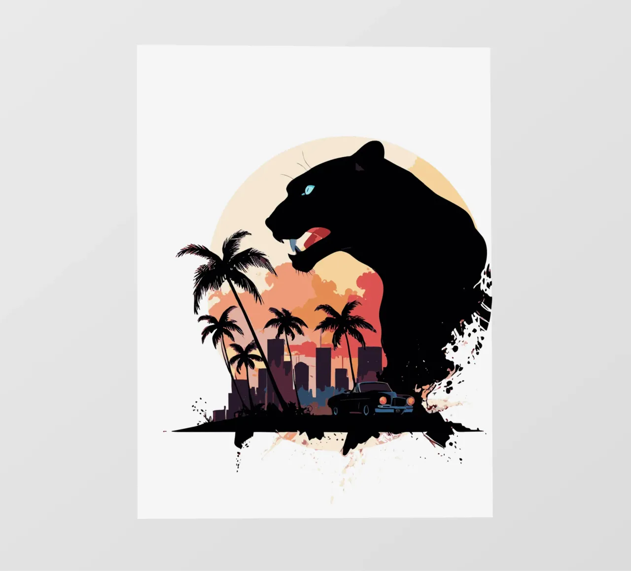CIty panther telo in pvc da artdesign1985
