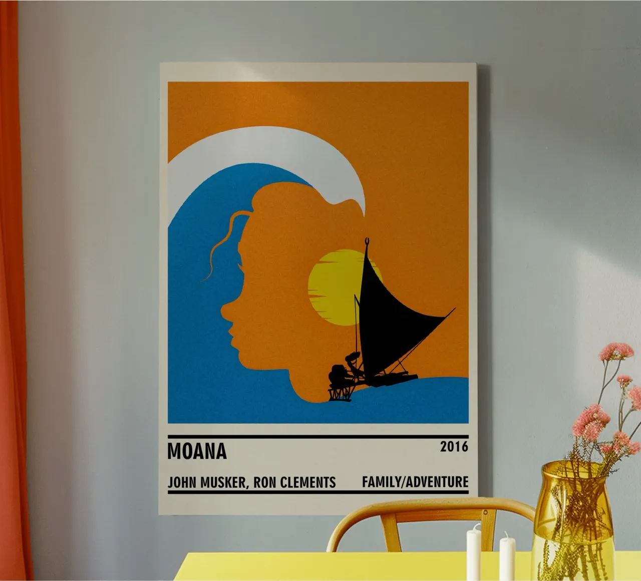 Moana tela con Cornice a cassetta da TheArtstudio