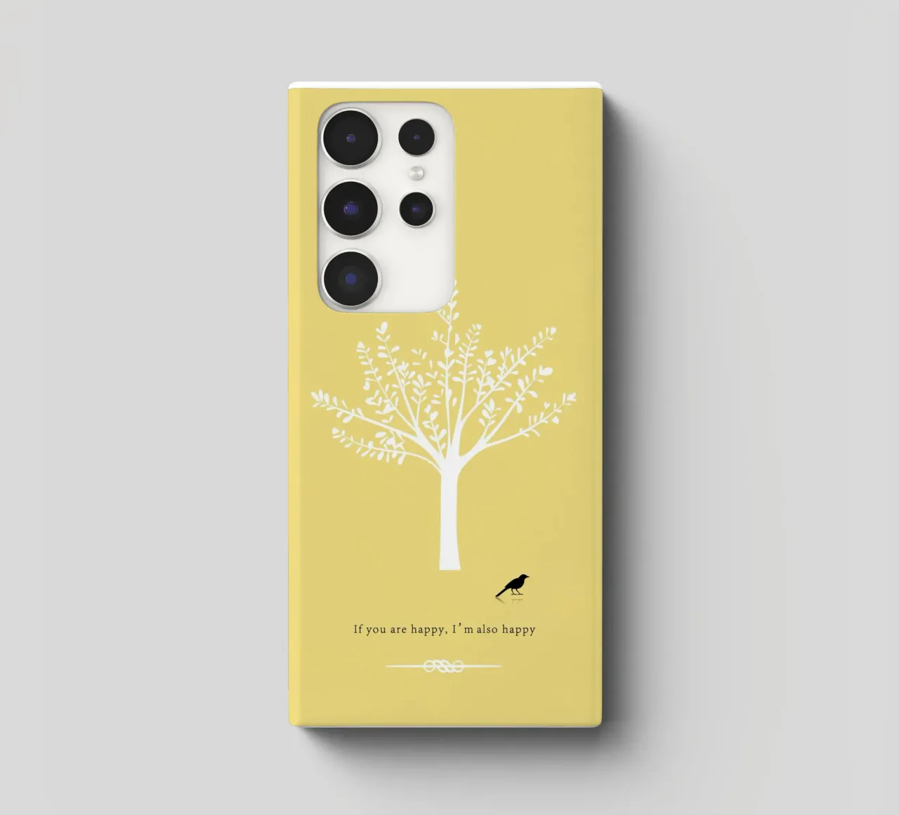 Tree and bird cover samsung da natural neutral