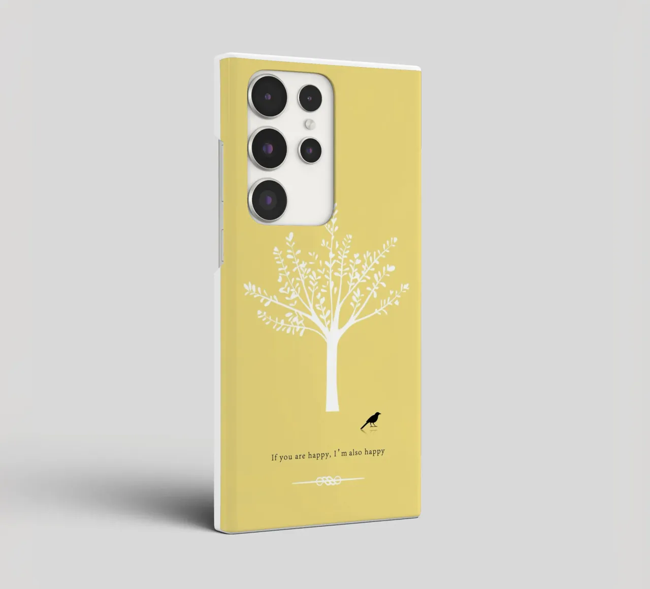 Tree and bird cover samsung da natural neutral