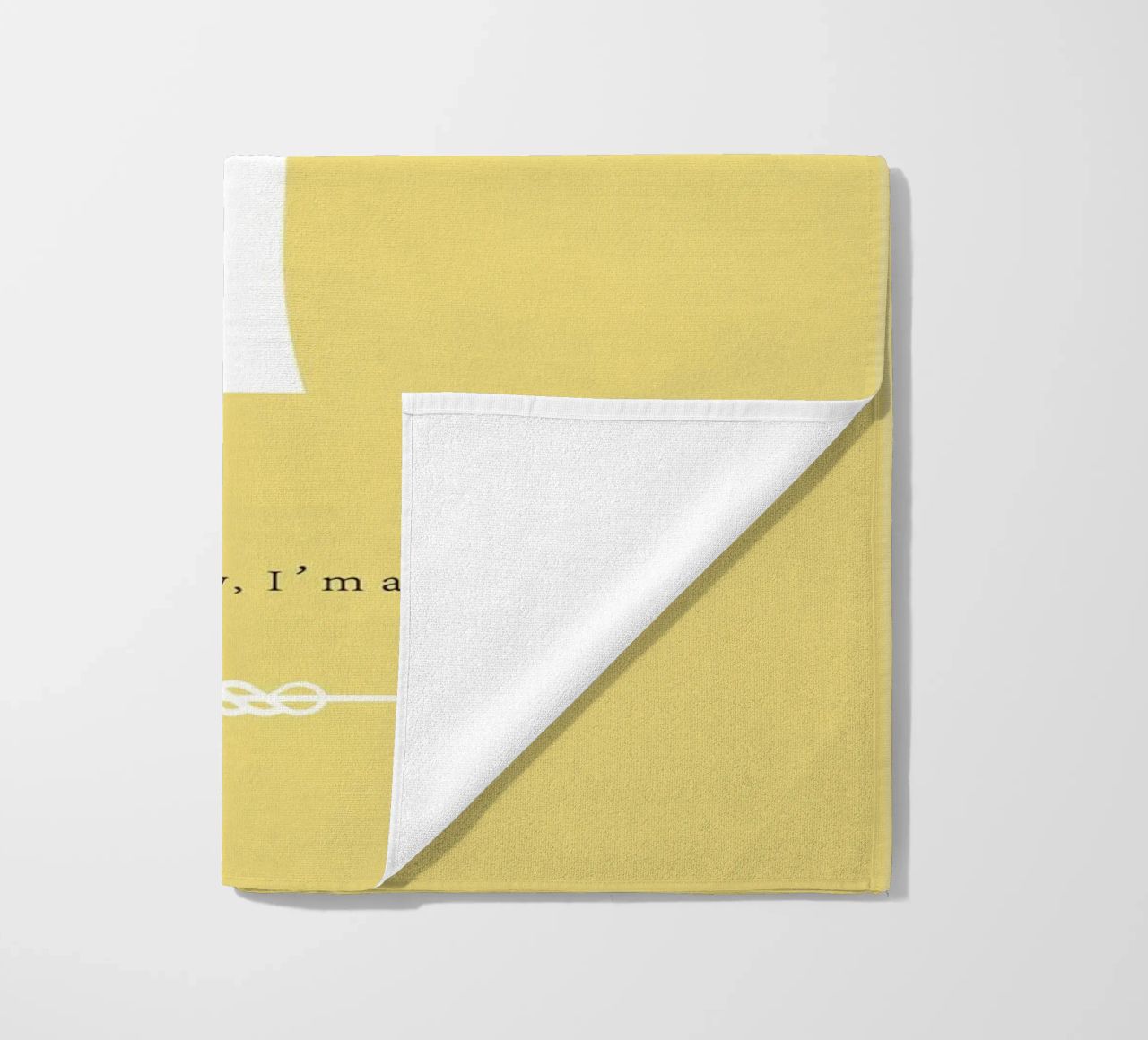 Tree and bird serviette de plage de natural neutral