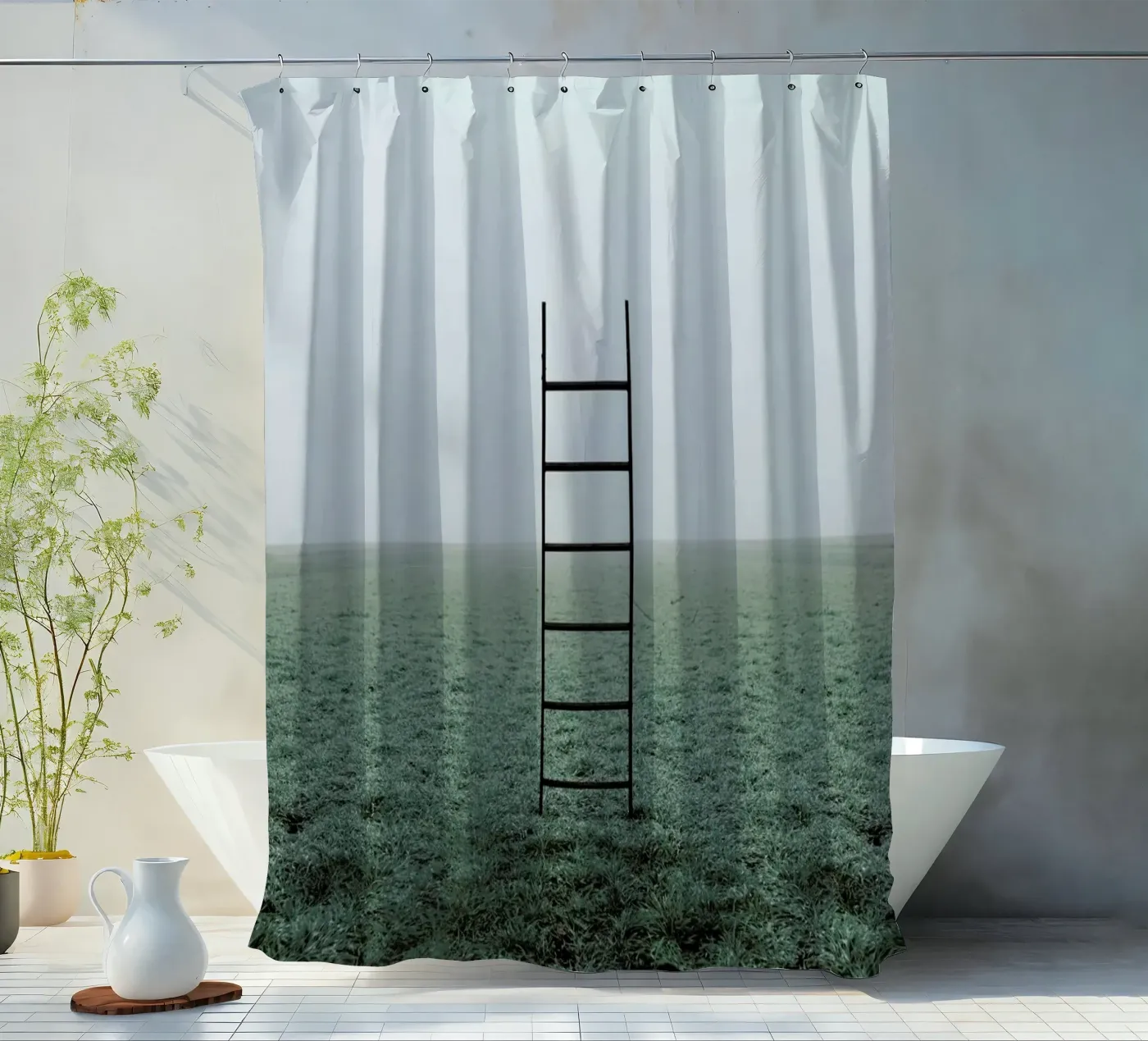 Ladders douchegordijn van Jovana Rikalo