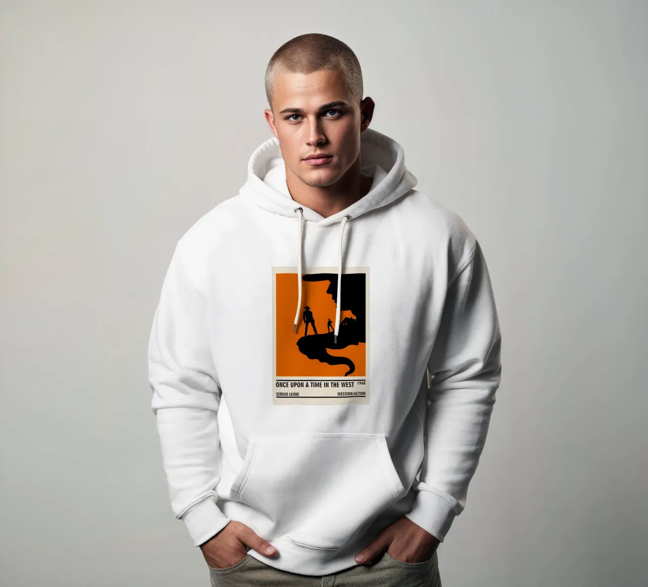 Once Upon a Time in The West felpa con cappuccio da TheArtstudio