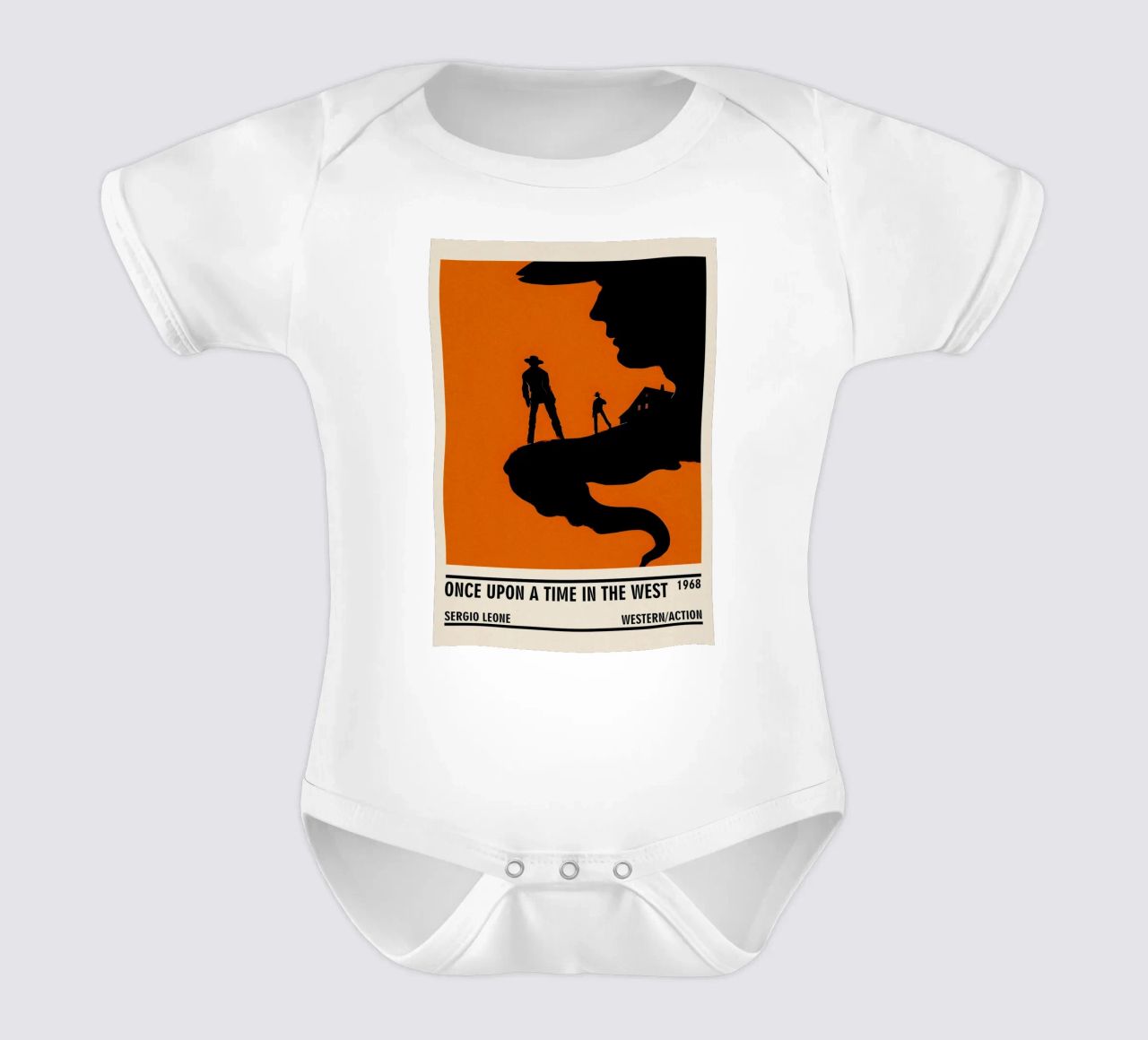 Once Upon a Time in The West body neonato maniche corte da TheArtstudio