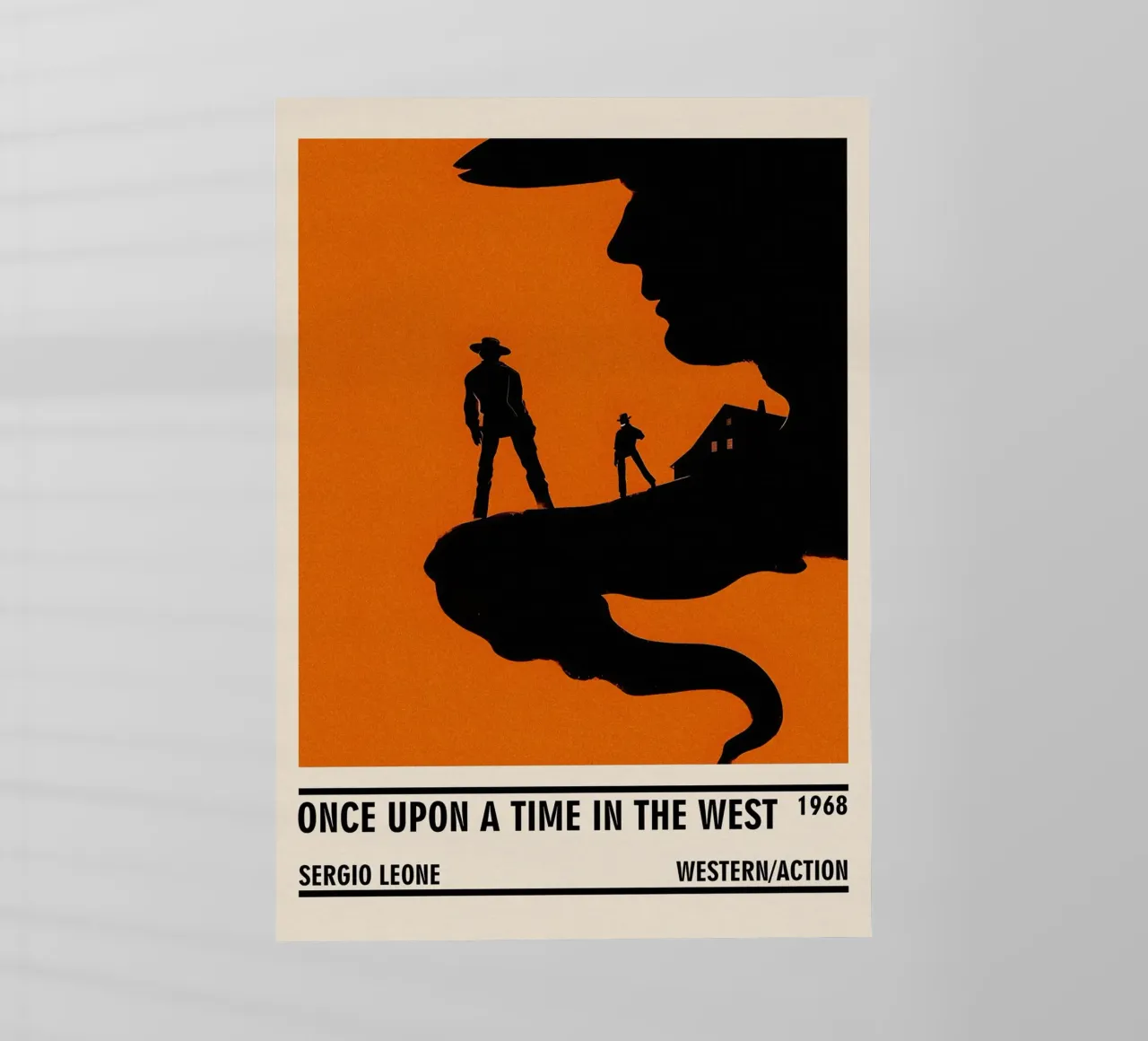 Once Upon a Time in The West pellicola backlit da TheArtstudio