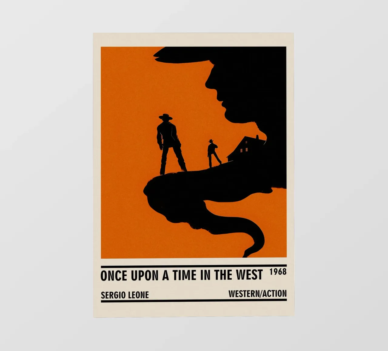 Once Upon a Time in The West pellicola backlit da TheArtstudio