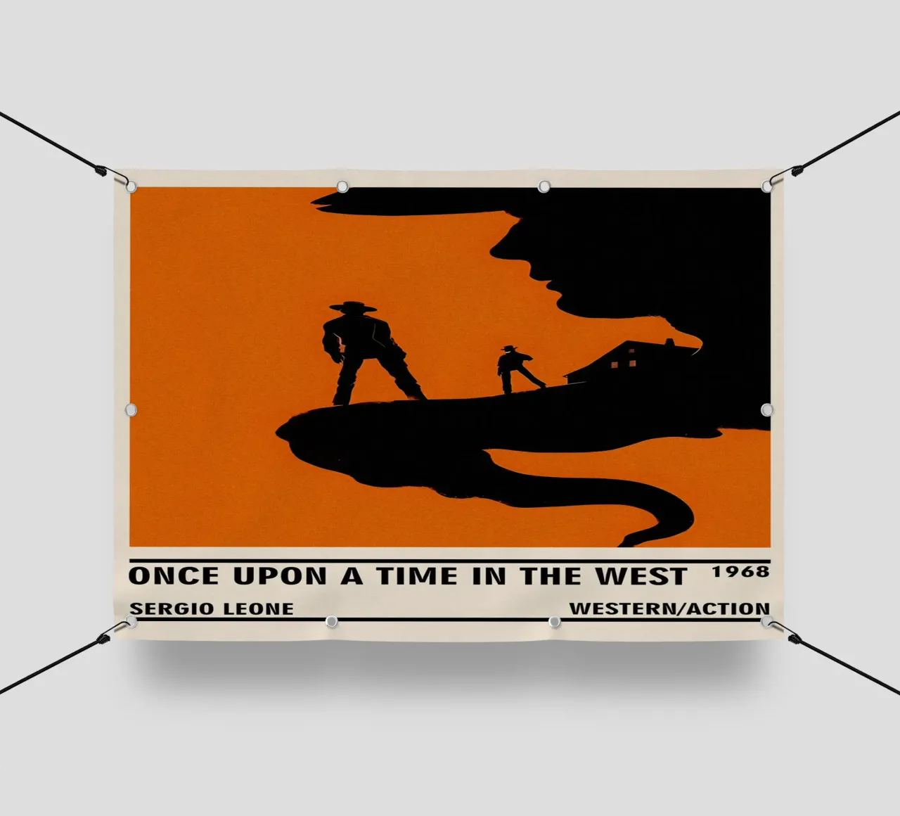 Once Upon a Time in The West telo in pvc da TheArtstudio