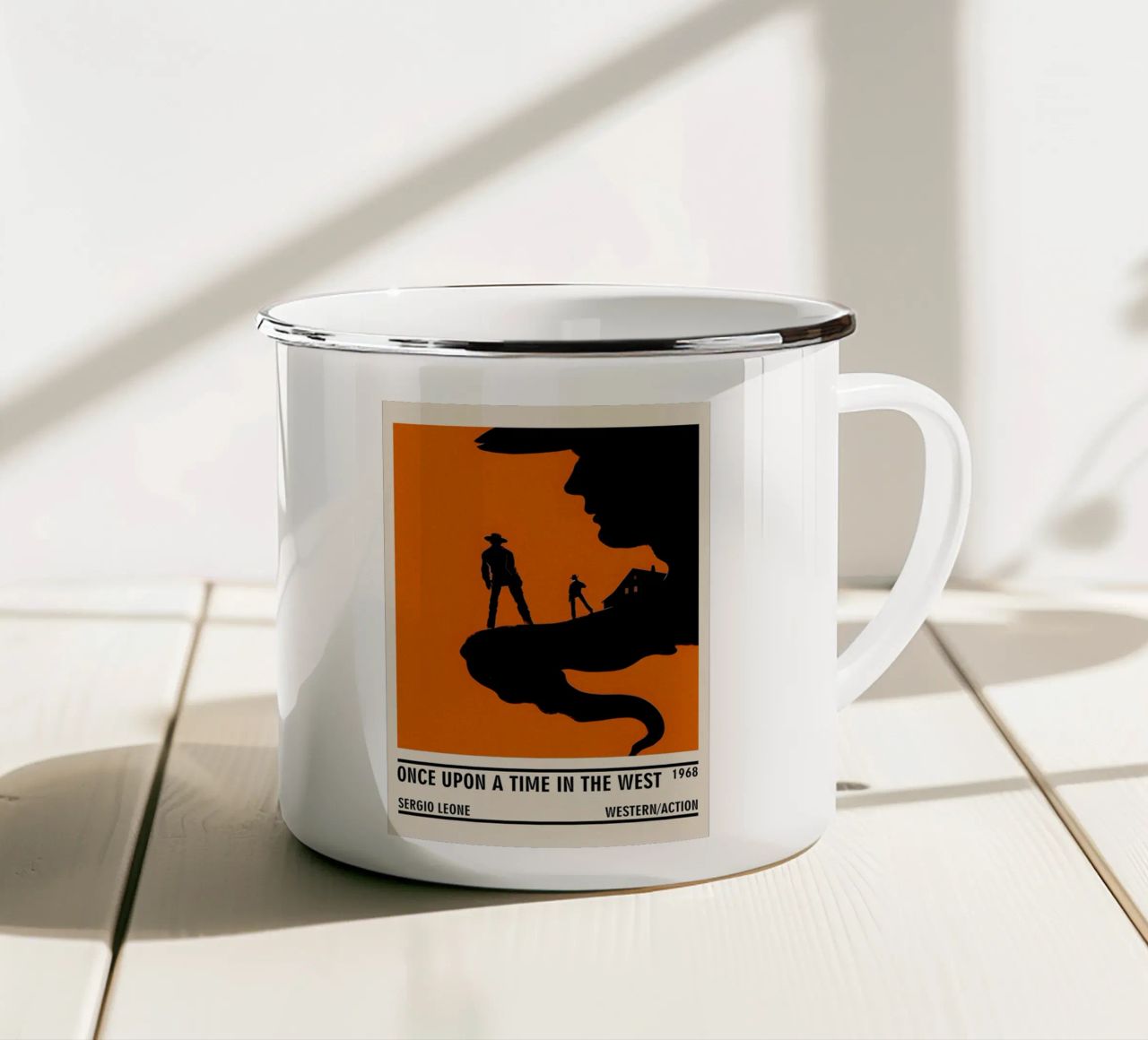Once Upon a Time in The West tazza in smalto da TheArtstudio