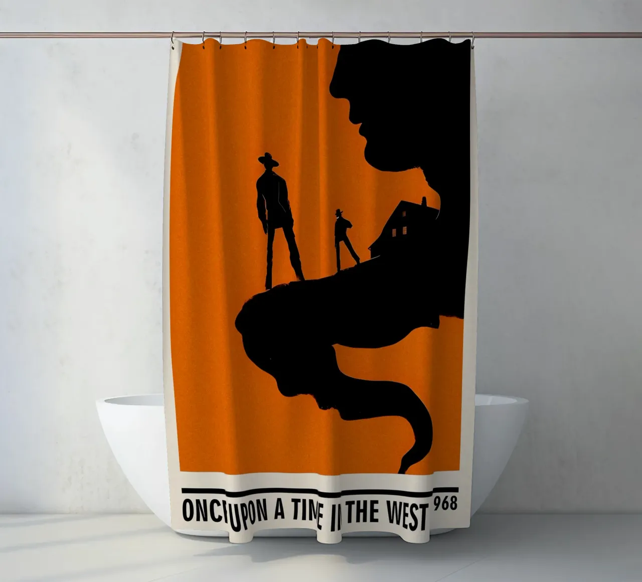 Once Upon a Time in The West cortina de baño de TheArtstudio
