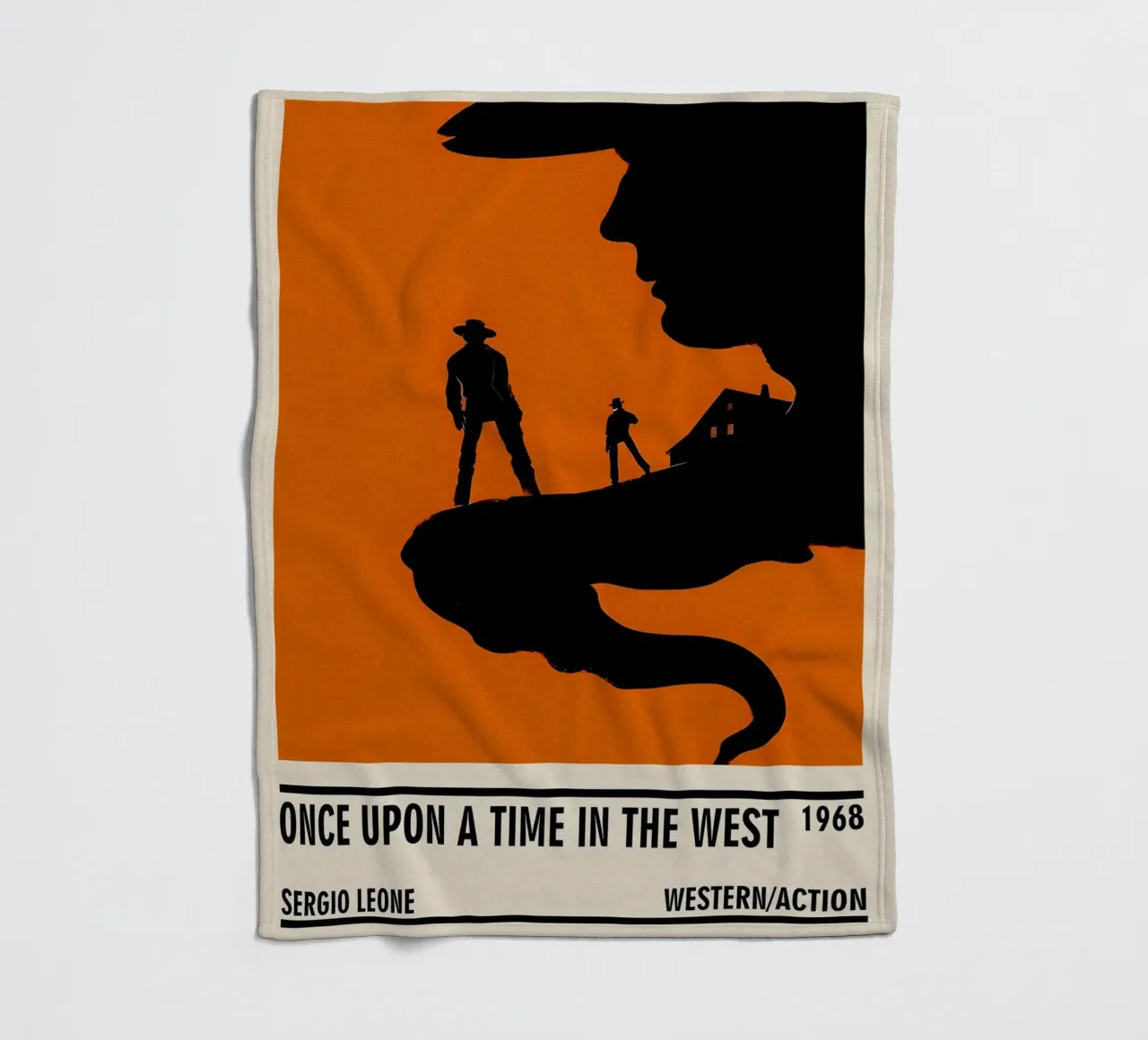Once Upon a Time in The West fleecedeken van TheArtstudio
