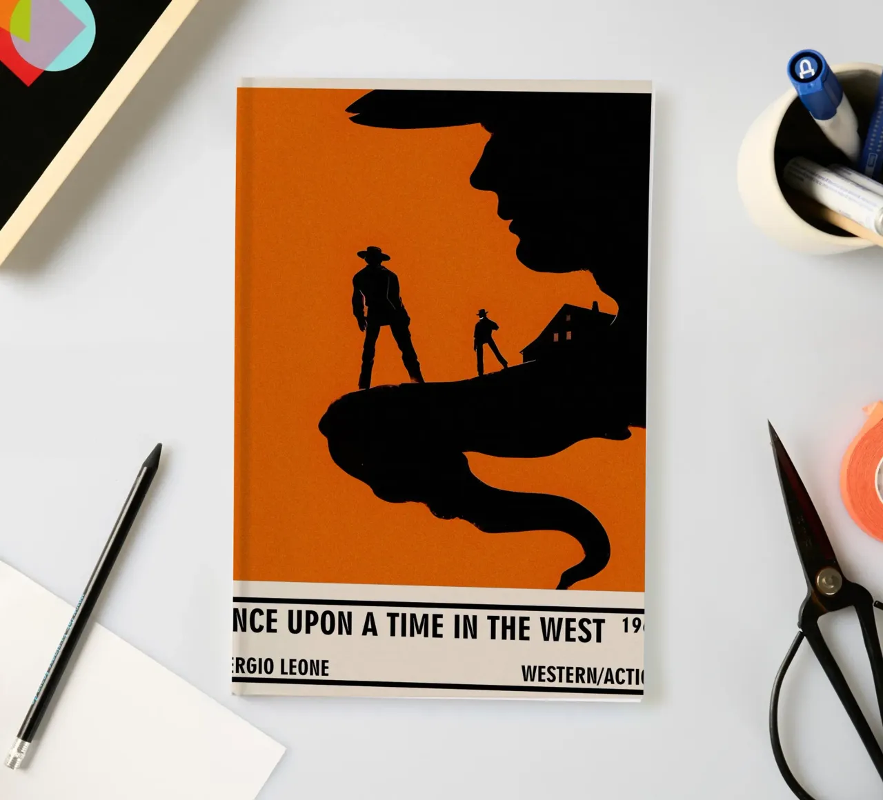 Once Upon a Time in The West notebook by TheArtstudio