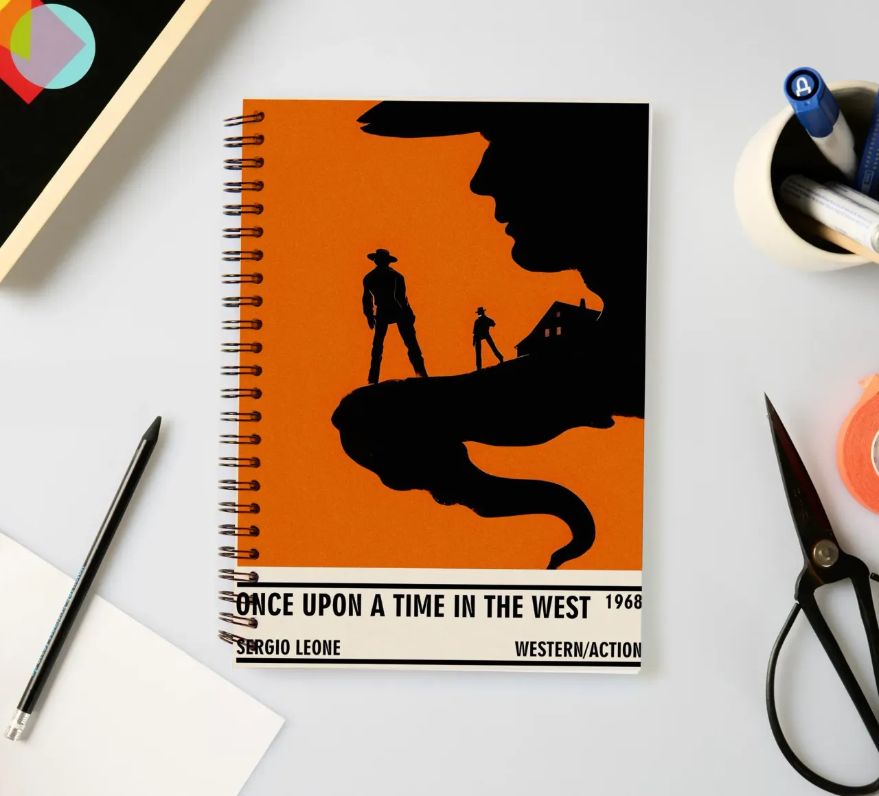 Once Upon a Time in The West spiral notebook by TheArtstudio