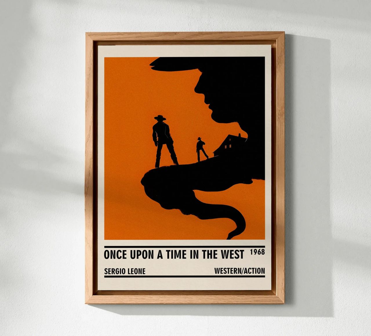 Once Upon a Time in The West alluminio dibond da TheArtstudio