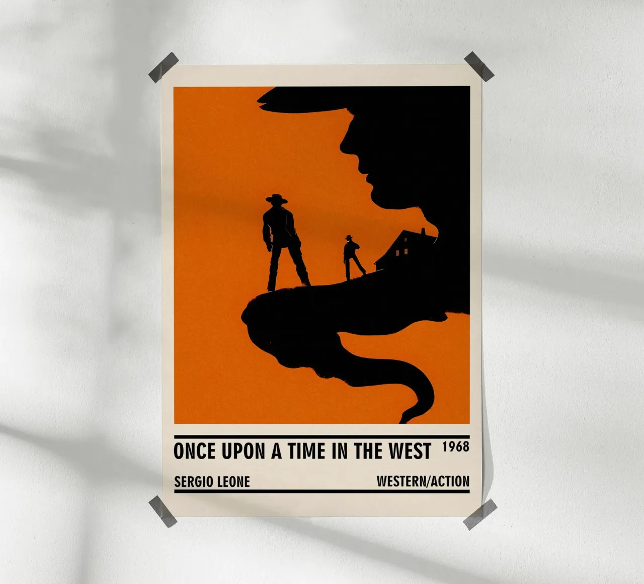 Once Upon a Time in The West carta hahnemühle da TheArtstudio