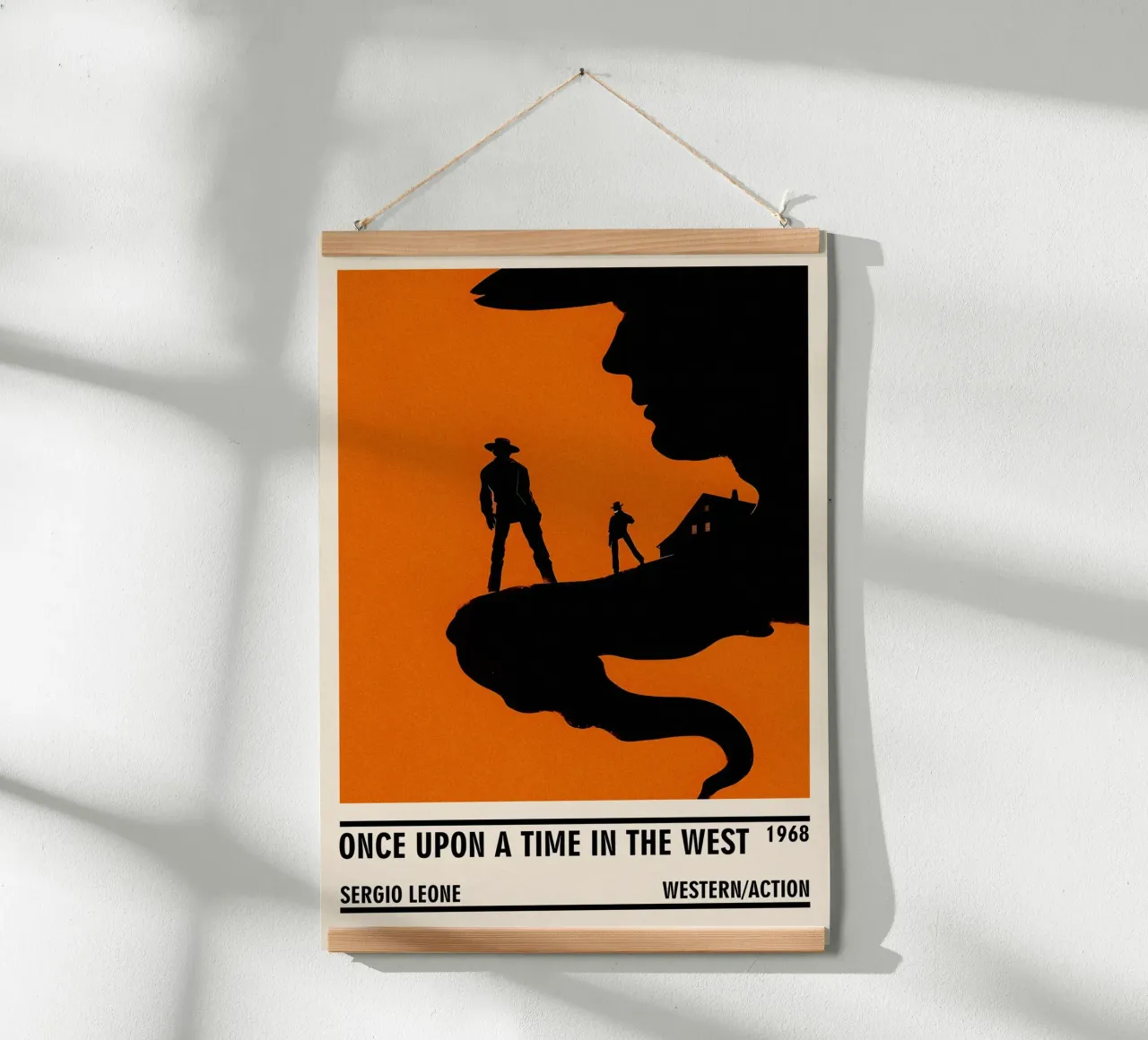 Once Upon a Time in The West carta hahnemühle da TheArtstudio