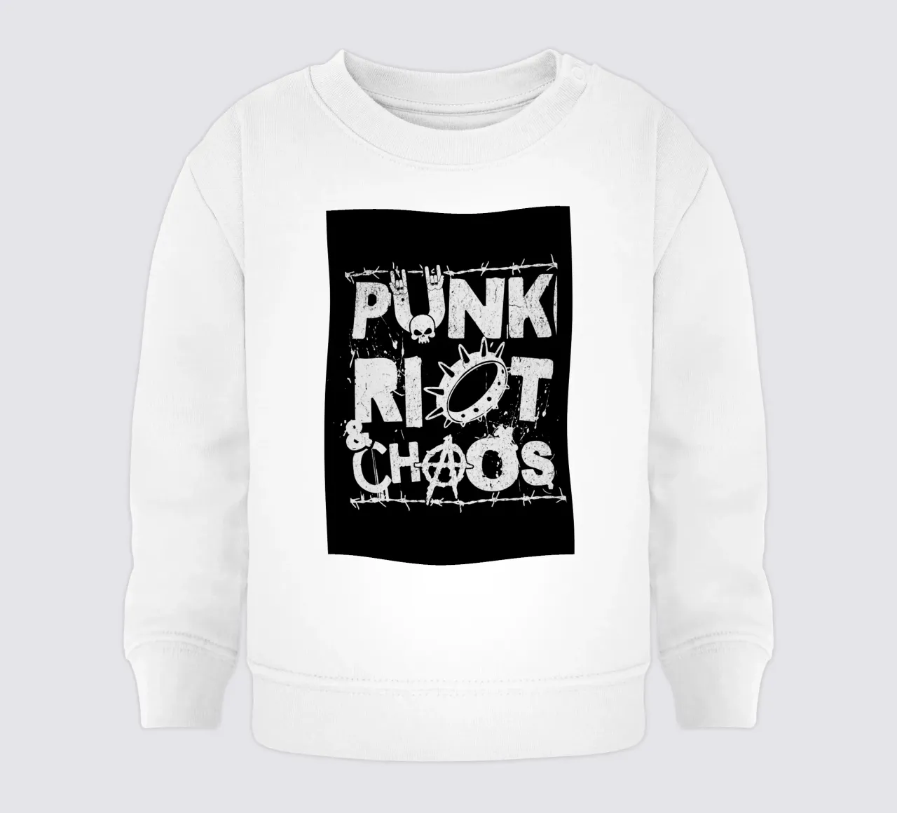 Il punk non il caos è di tendenza ora felpa neonato da Urban Life
