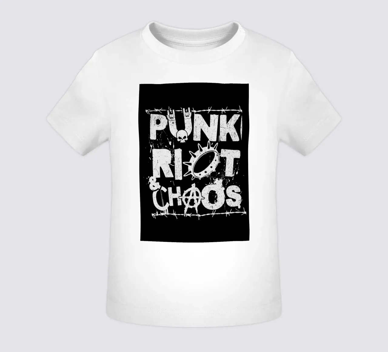 Punk statt Chaos ist jetzt angesagt Baby T-Shirt von Urban Life