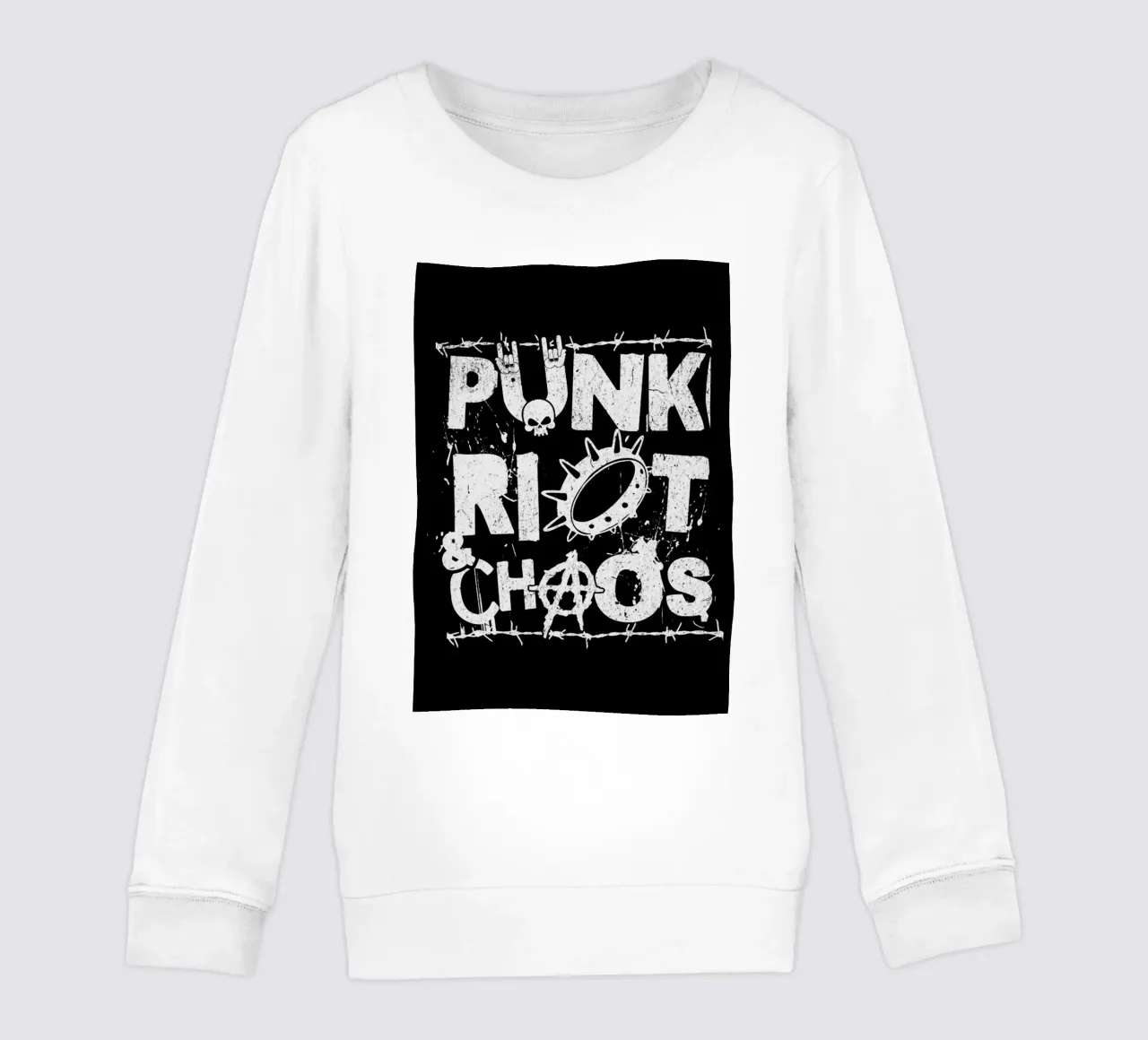Punk Niet Chaos Nu Trending kinder sweatshirt van Urban Life