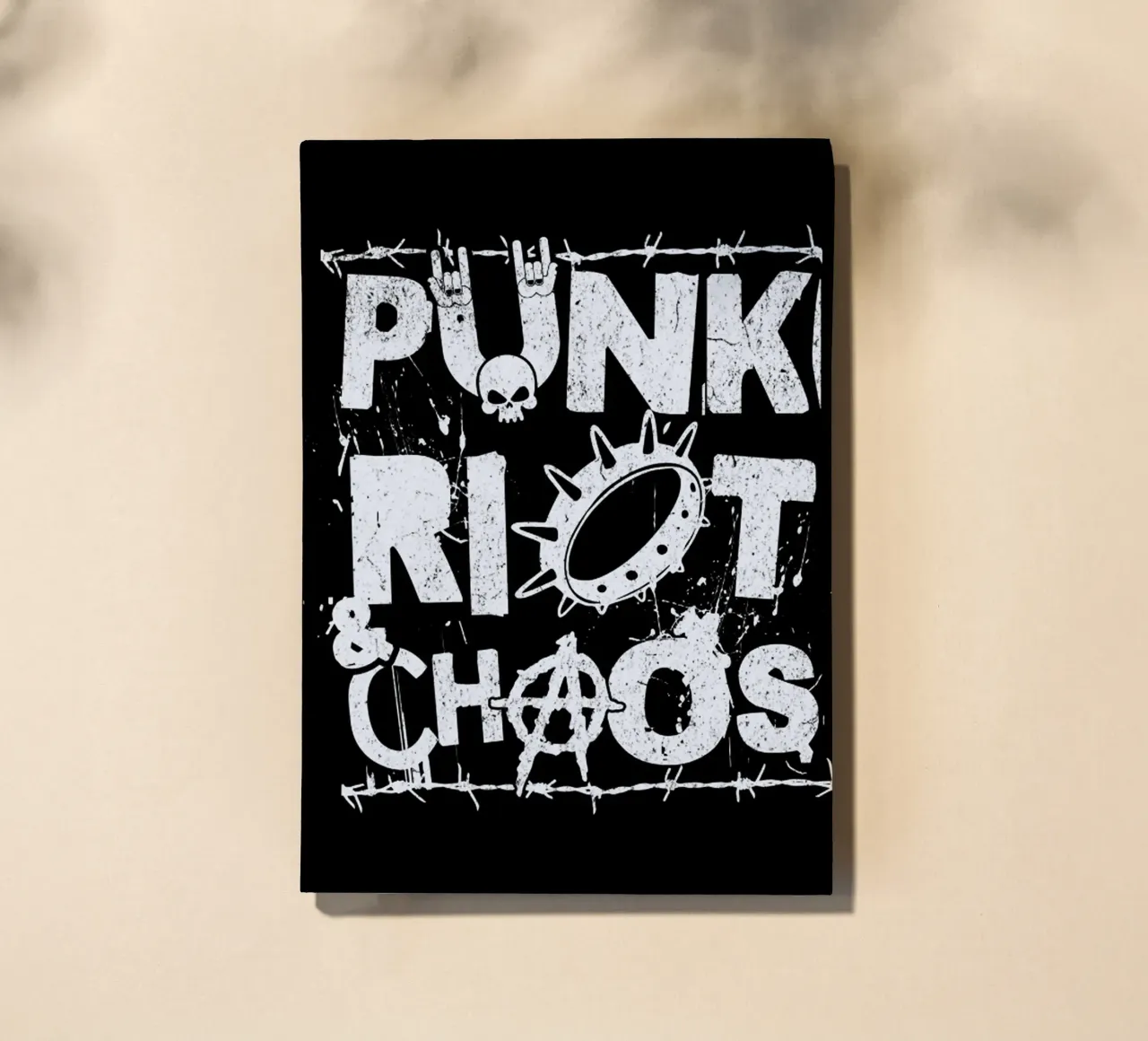 Punk statt Chaos ist jetzt angesagt Notizbuch von Urban Life