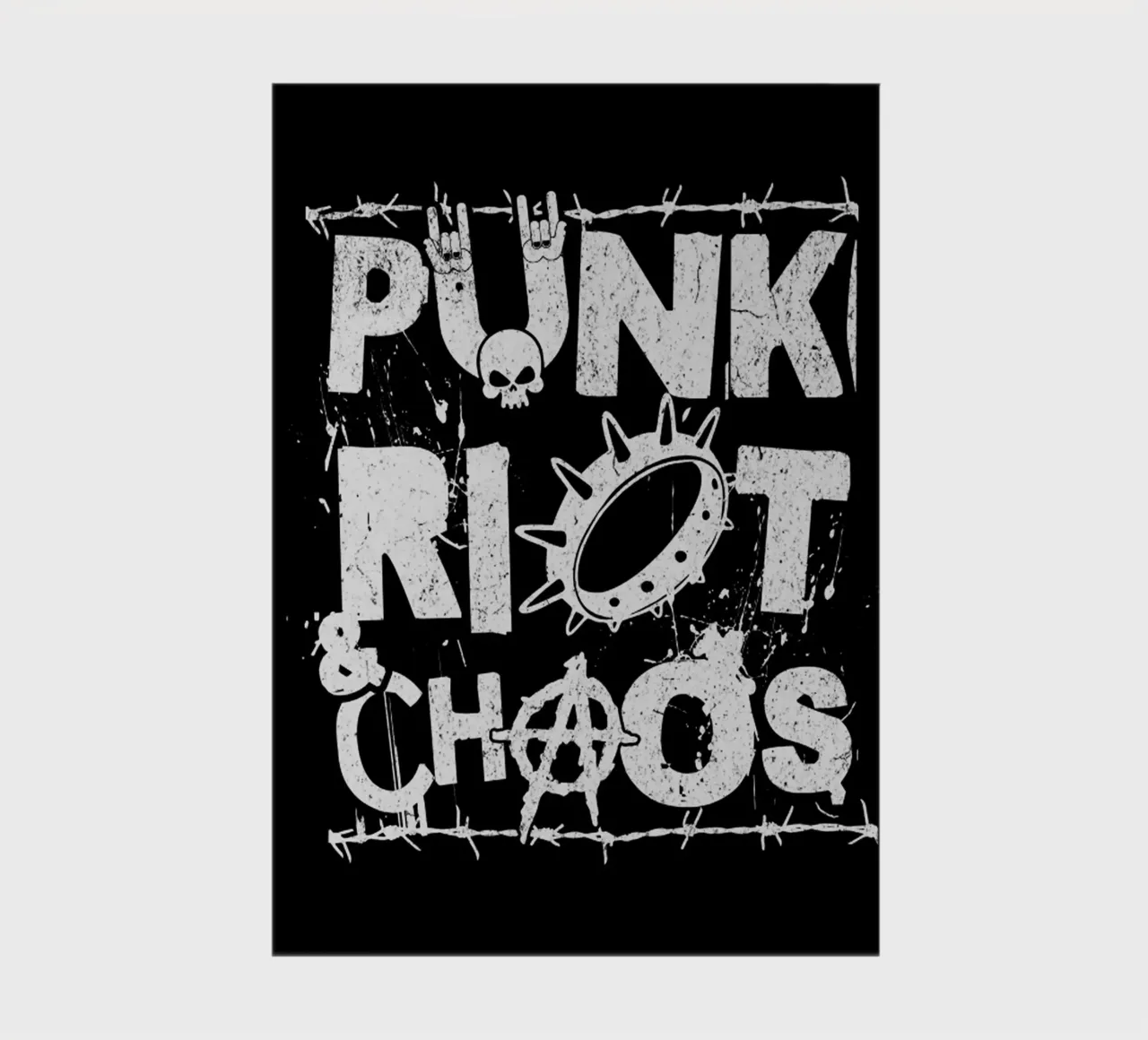 Punk statt Chaos ist jetzt angesagt Notizbuch von Urban Life