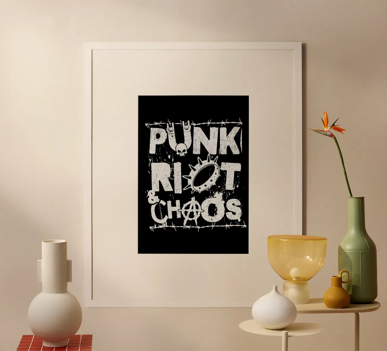 Punk Not Chaos Trending Now hahnemühle by Urban Life