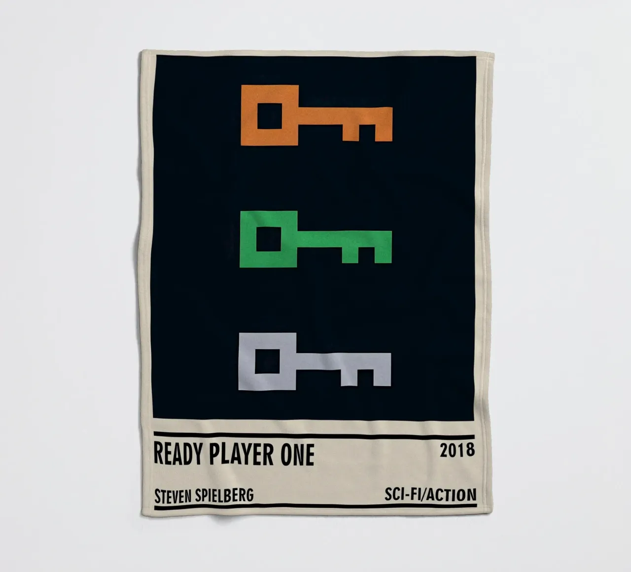 Ready Player One manta de franela de TheArtstudio