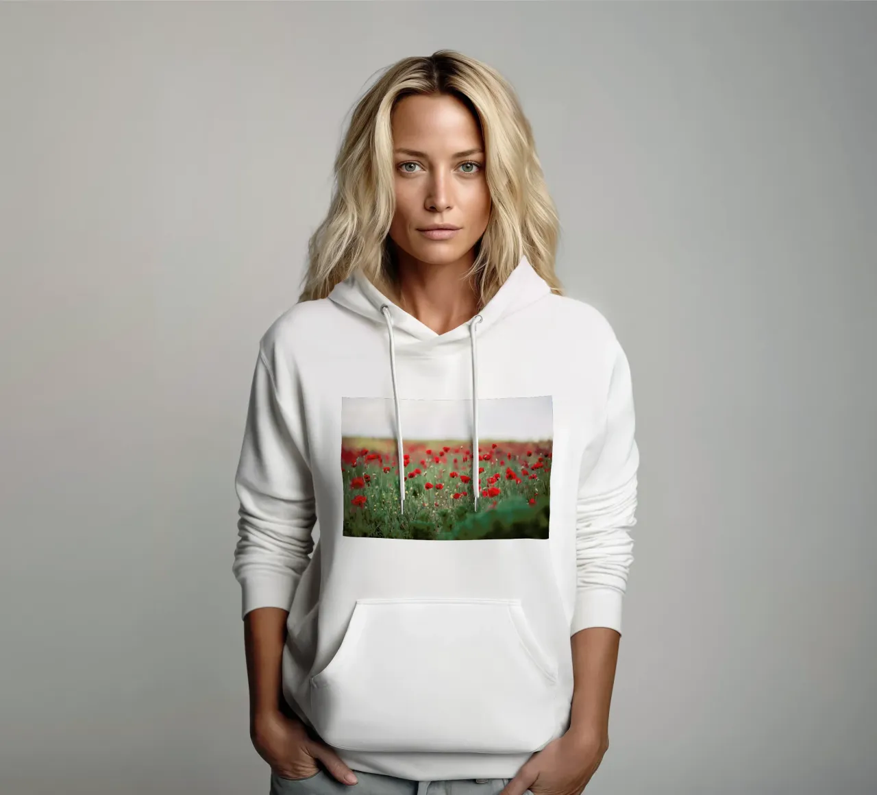 Poppy Field felpa con cappuccio da Jovana Rikalo