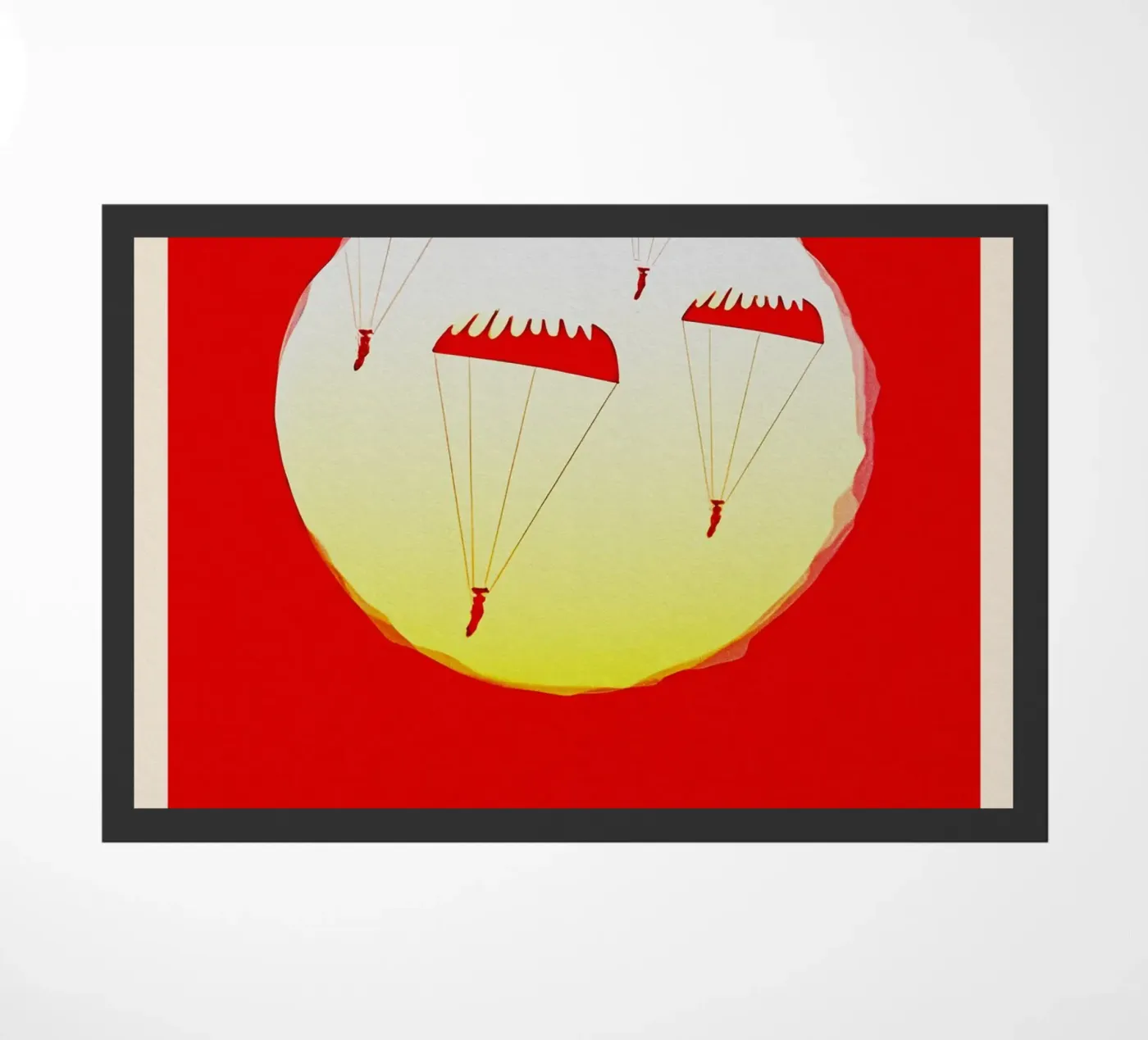 Red Dawn doormat by TheArtstudio