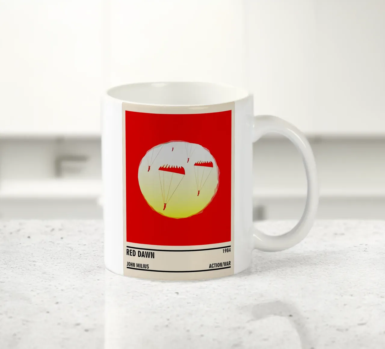 Red Dawn tazza in ceramica da TheArtstudio