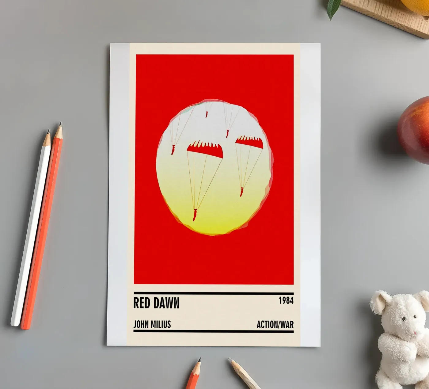 Red Dawn sticker sheet by TheArtstudio
