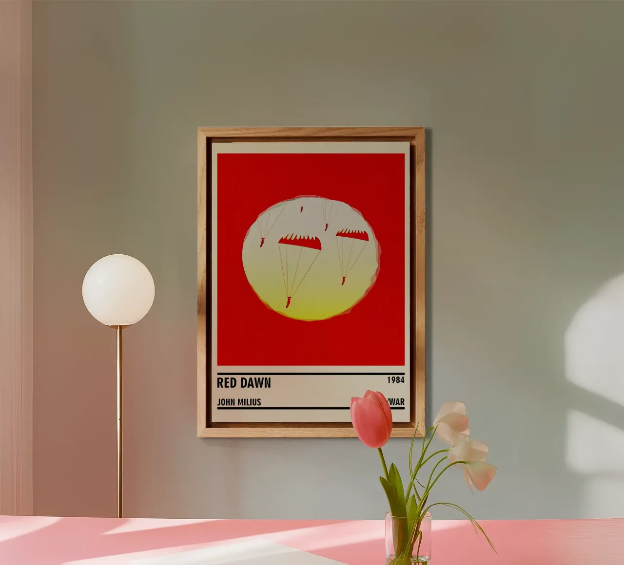 Red Dawn alluminio dibond da TheArtstudio