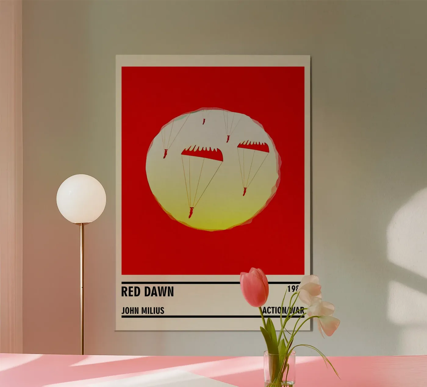 Red Dawn alluminio dibond da TheArtstudio