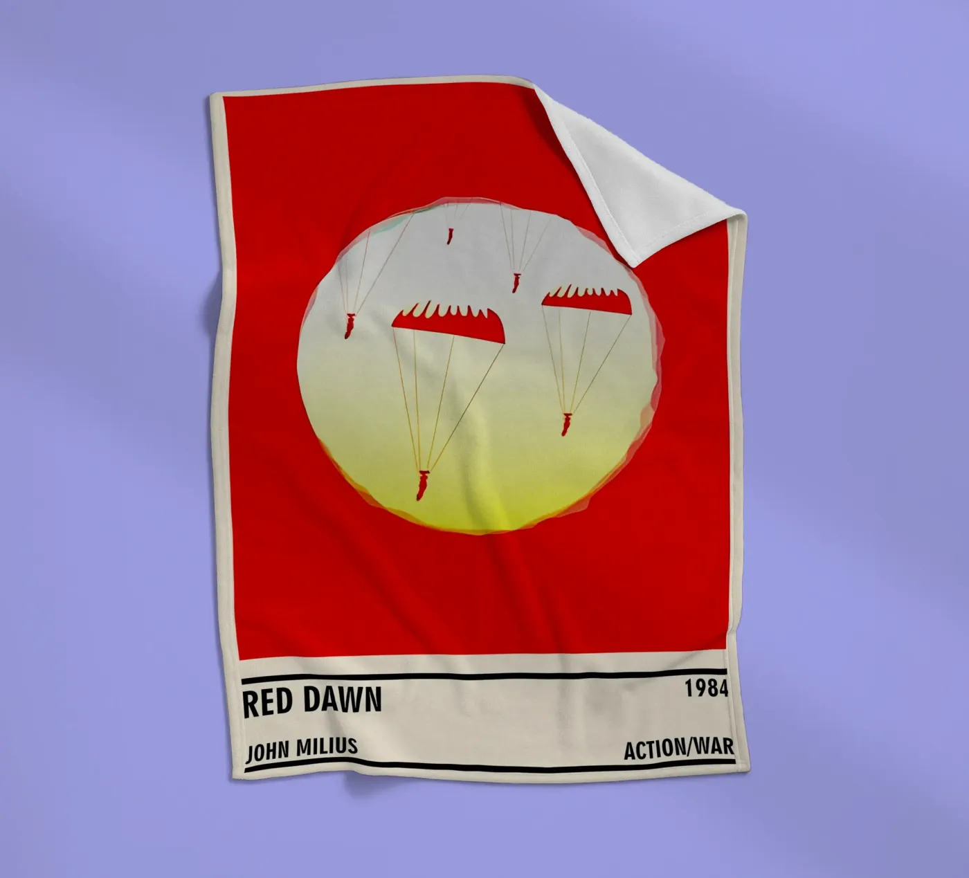 Red Dawn Fleecedecke von TheArtstudio