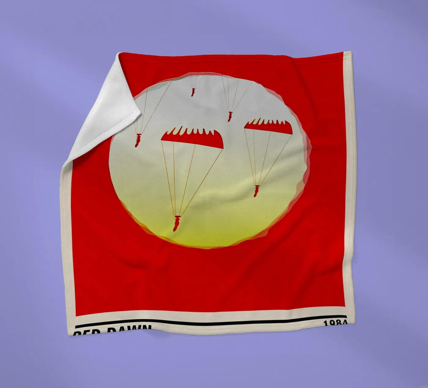 Red Dawn Fleecedecke von TheArtstudio