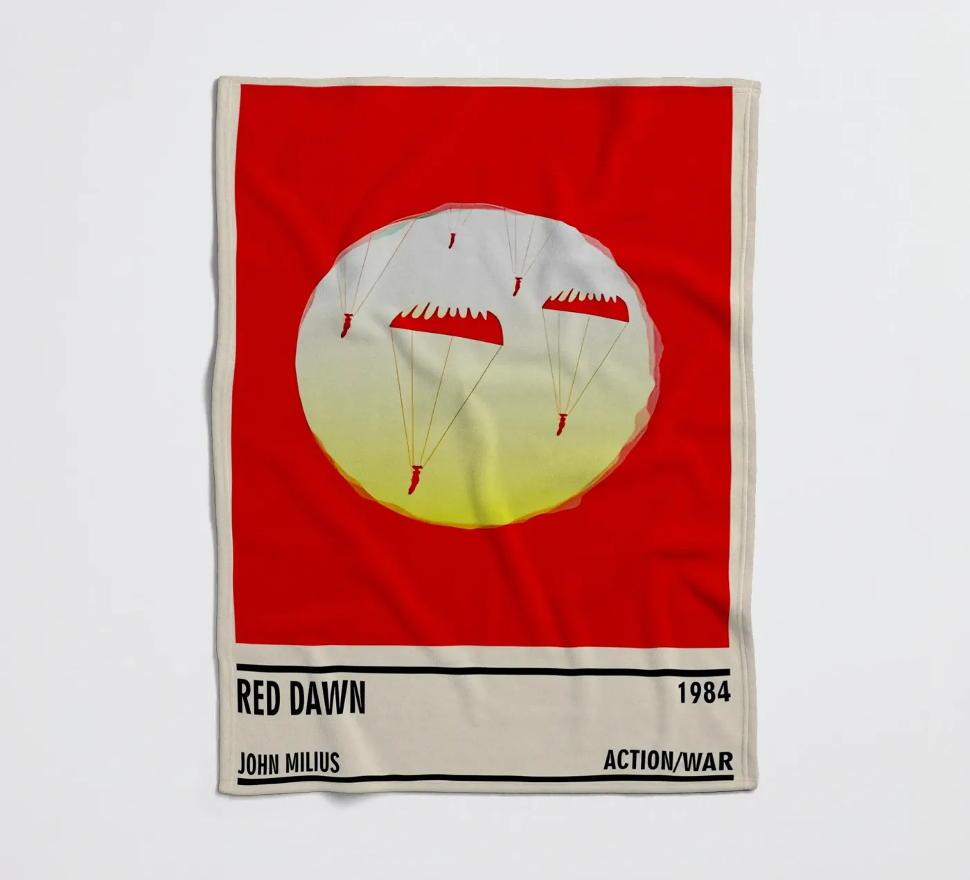 Red Dawn Fleecedecke von TheArtstudio