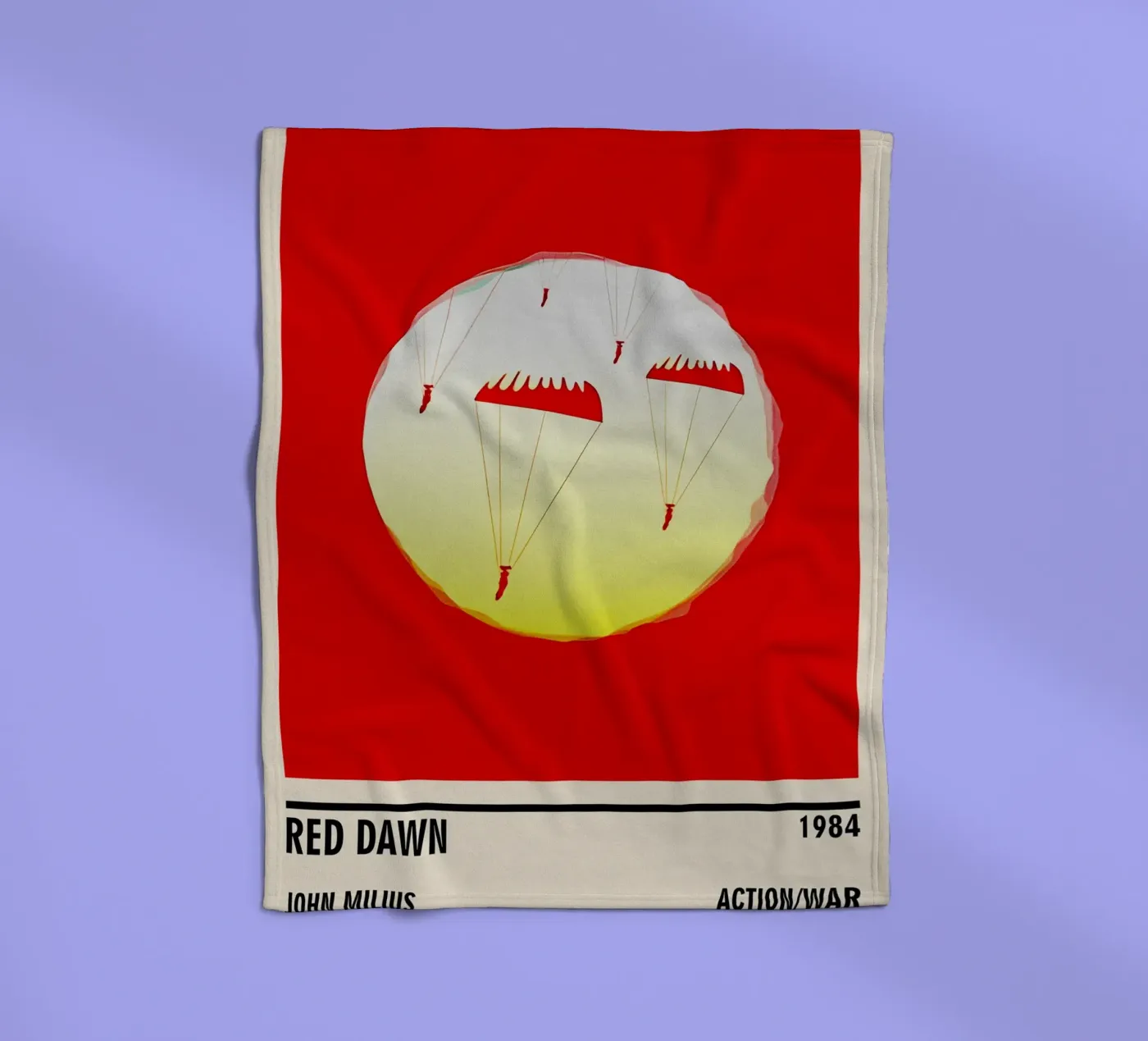 Red Dawn Fleecedecke von TheArtstudio