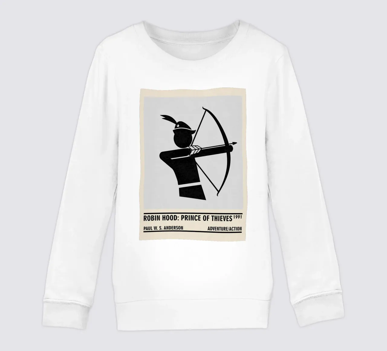 Robin Hood Prince of Thieves felpa bambino da TheArtstudio