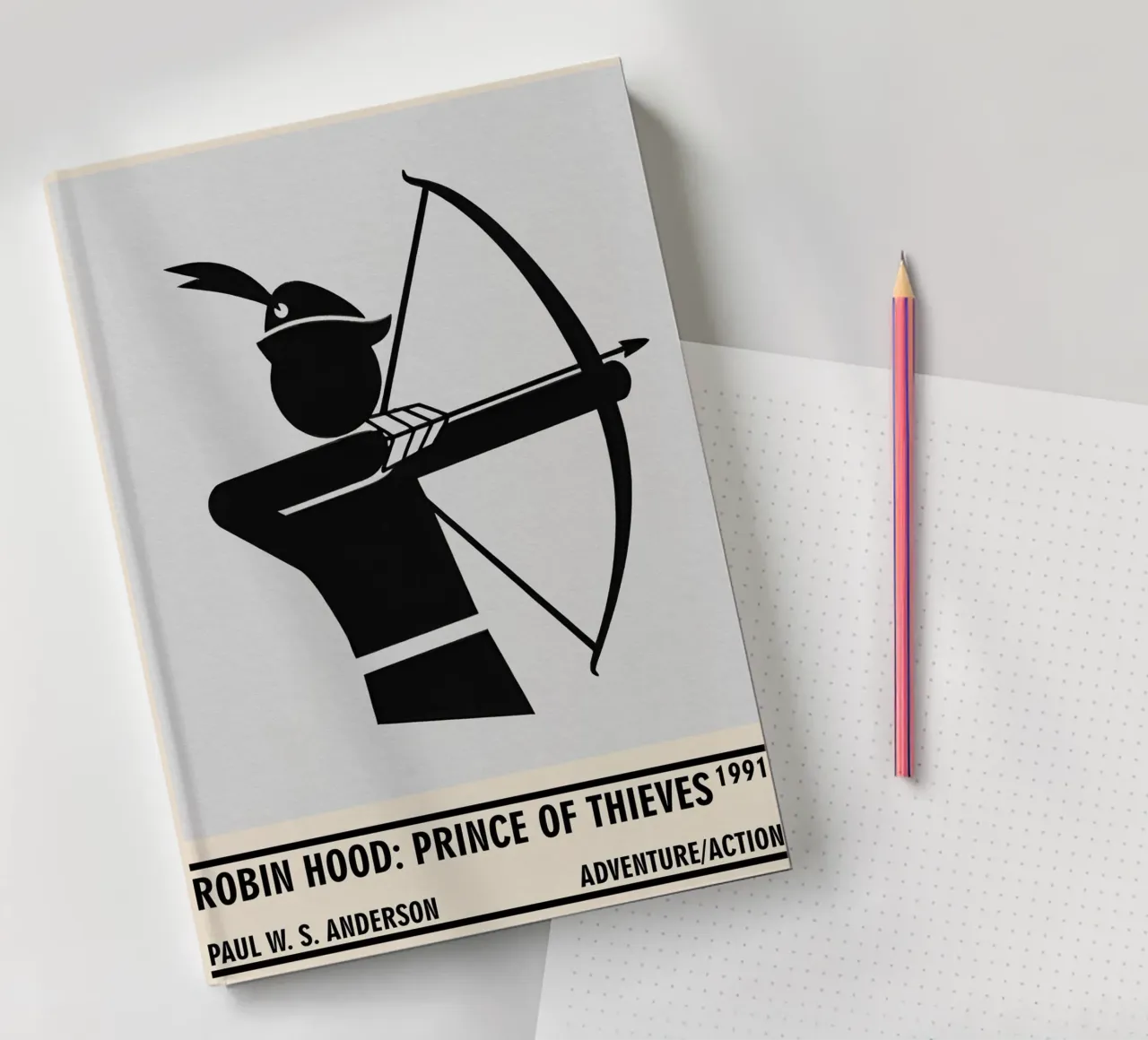 Robin Hood Prince of Thieves notebook by TheArtstudio