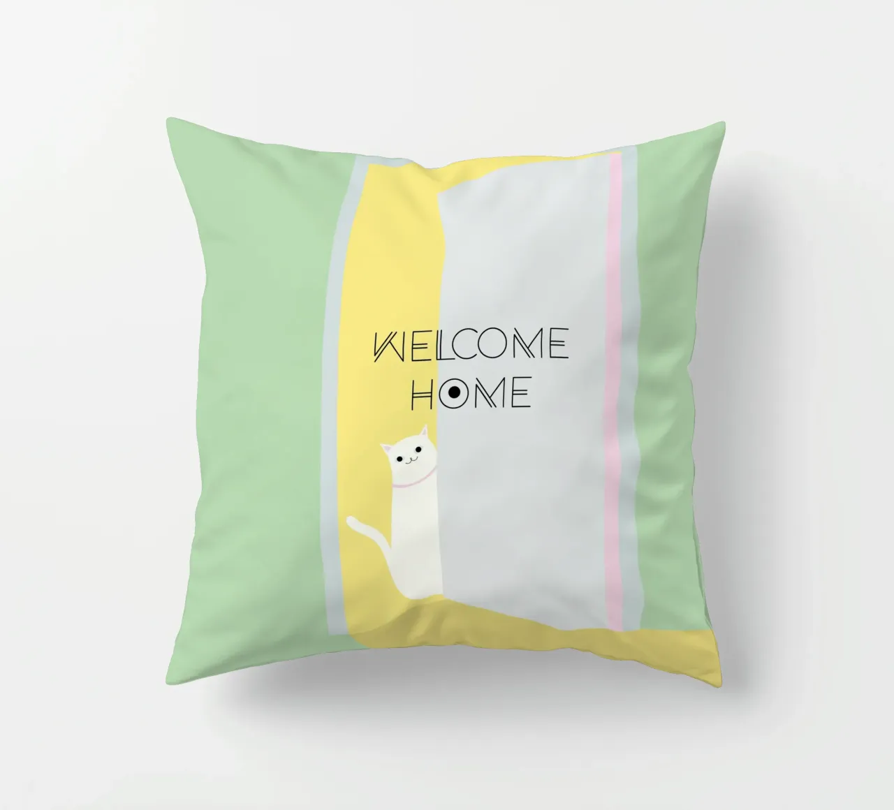 Welcome home cat cuscino da natural neutral