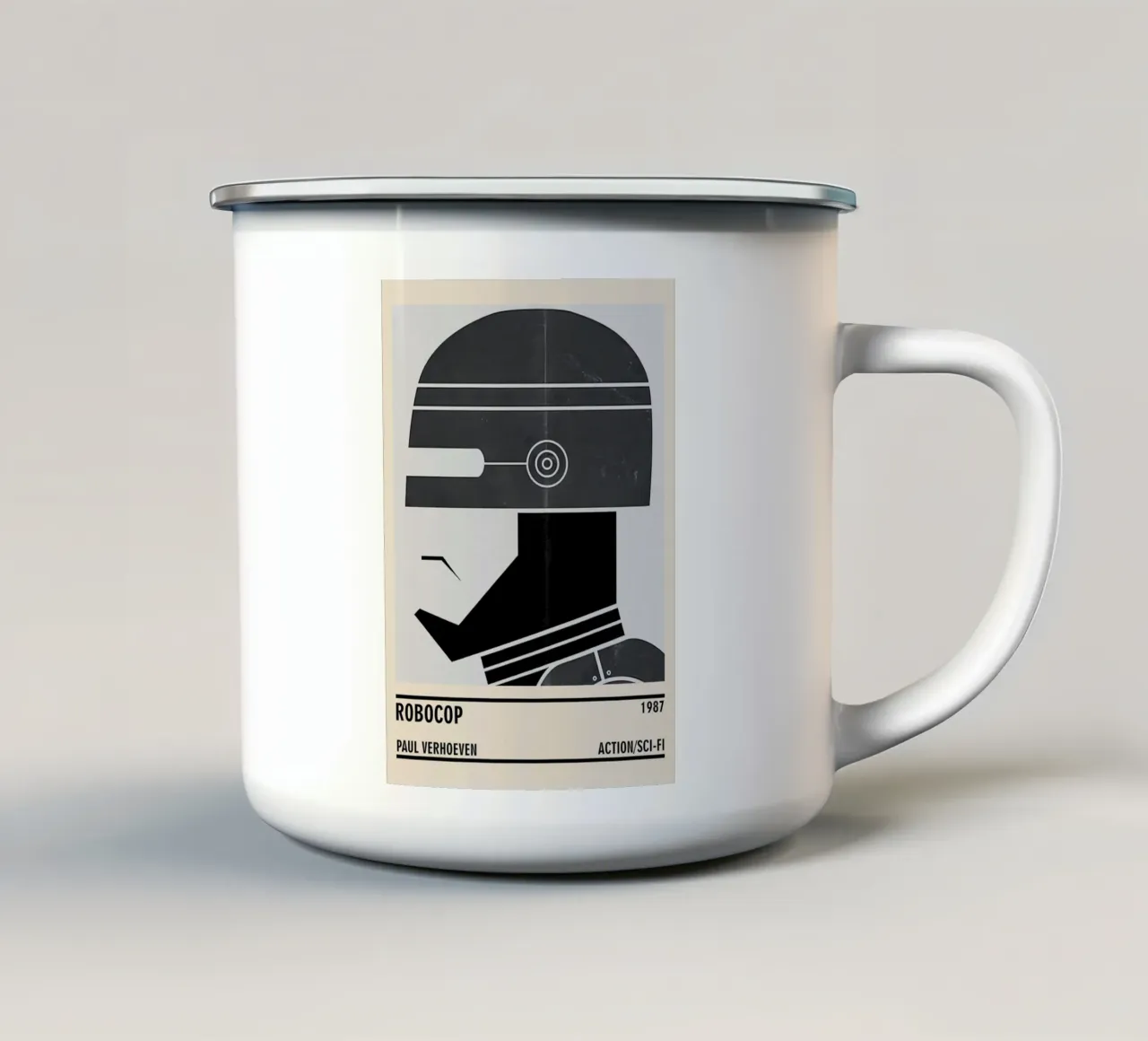 RoboCop tazza in smalto da TheArtstudio